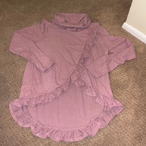 Women’s pink turtleneck pullover